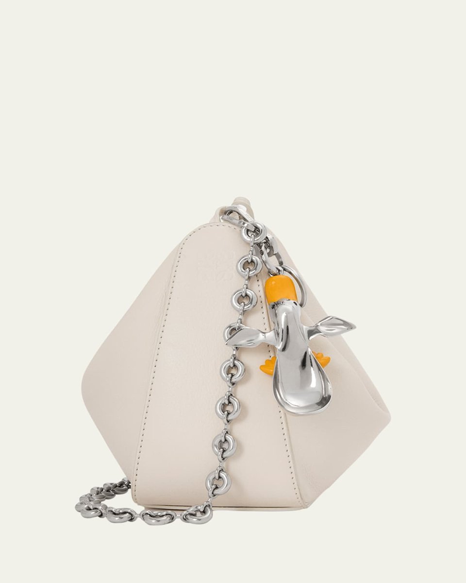 Donut Chain Shoulder Strap in Stainless Steel